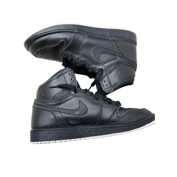 Jordan 1 Retro High Black Perforated (GS) Style Code 575441-002 Deadstock 7Y main image 9